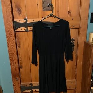 Cynthia Rowley Black Long Sleeve Dress